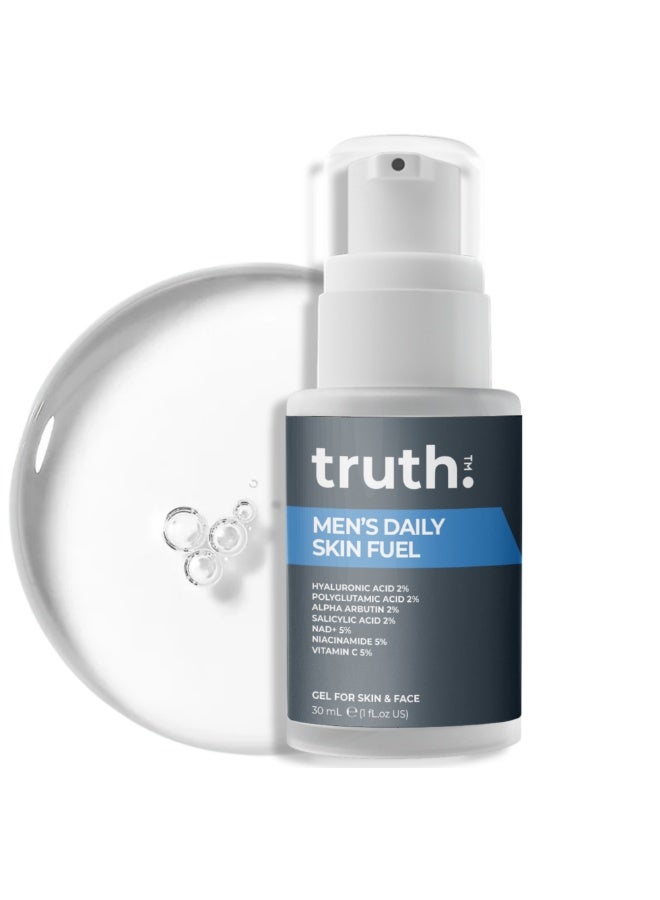 truth 진실 Men's Daily Skin Fuel 30 ml. NAD+ HYALURONIC ACID + NIACINAMIDE + VITAMIN C - Image 1